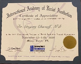 Dr. Chernoff certificate
