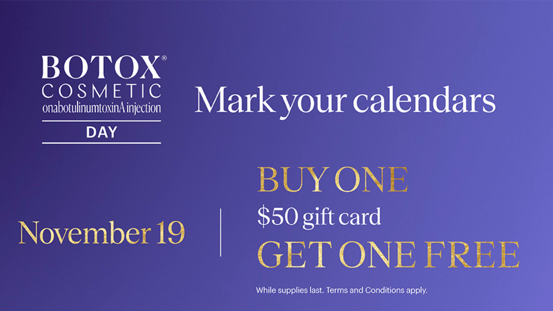 Botox day Chernoff Cosmetic Surgery Botox day Chernoff Cosmetic Surgery